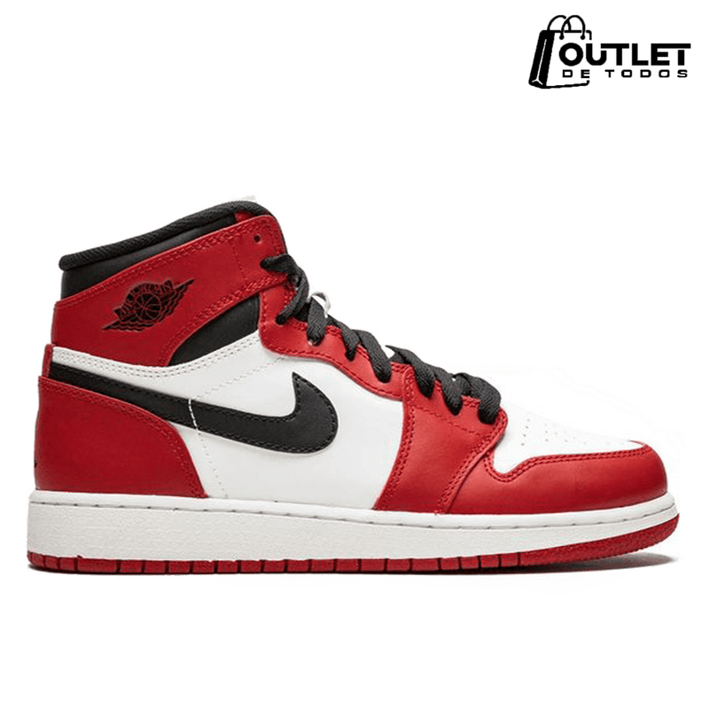 Tênis Air Jordan 1 Retro High Chicago - Vermelho e Branco