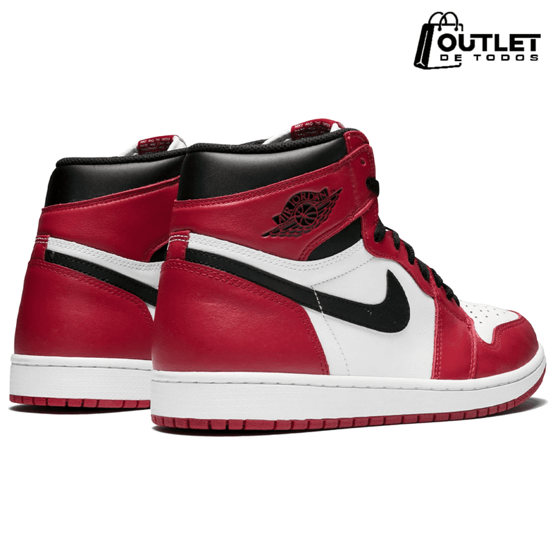 Tênis Air Jordan 1 Retro High Chicago - Vermelho e Branco