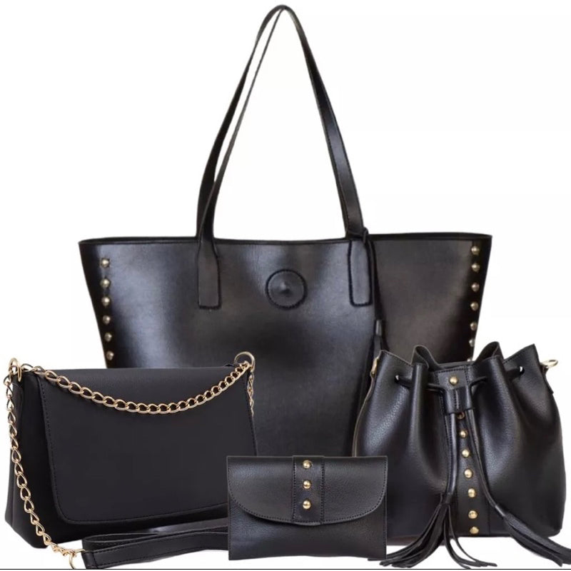 Lançamento: Kit Bolsa Feminina 4 peças Lindas de Luxo