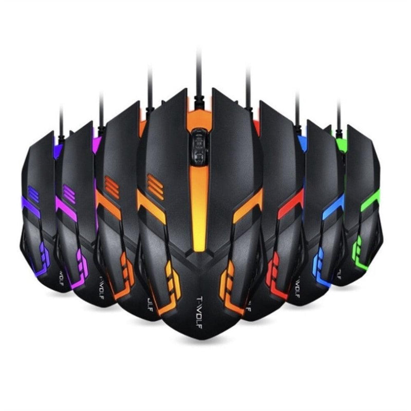 Mouse Gamer M20 Yelandar 3000 Dpi Rgb Led - Outlet De Todos