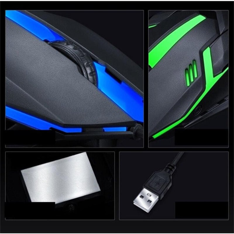 Mouse Gamer M20 Yelandar 3000 Dpi Rgb Led - Outlet De Todos
