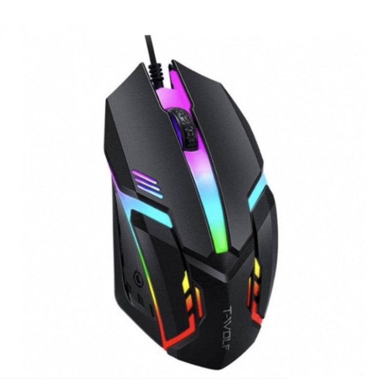 Mouse Gamer M20 Yelandar 3000 Dpi Rgb Led - Outlet De Todos