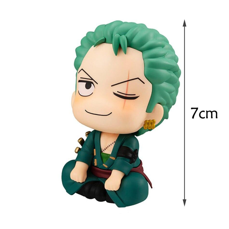 Q Anime One Piece boneco 7 cm 100 % PVC - Outlet De Todos